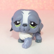 authentic LPS petshop 1133 chien dog saint st bernard littlest pet shop hasbro
