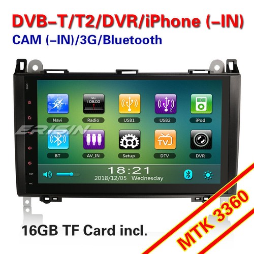 Autoradio bluetooth gps - 9",