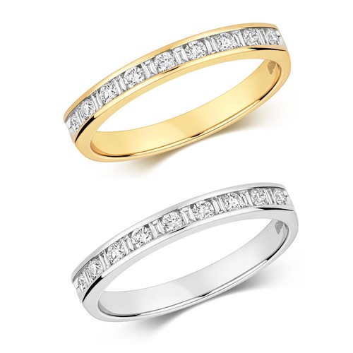Bague femme semi - semi, or