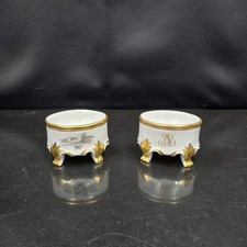 Bernardaud, Deux Petits Moutardiers, Collection Pastorale En Grisaille Limoges