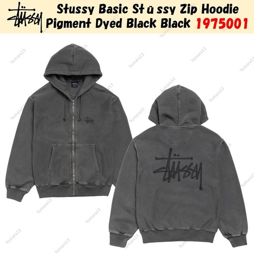 Sweat capuche zippé stussy - sweat,