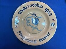 MILITARIA ASSIETTE FAIENCE DE QUIMPER ALLEMAGNE WW2 KRIEGSMARINE VANNES