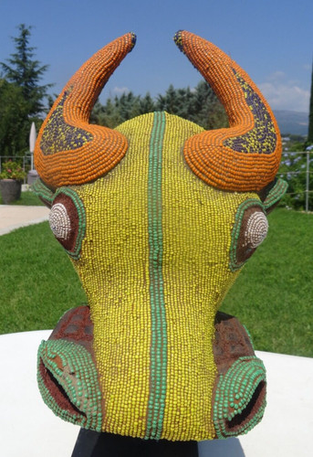 Masque bamiléké buffle - buffle, 36
