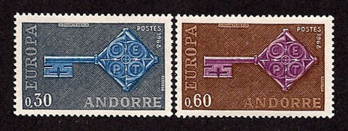 Andorra french adm 1968 - andorra-french, adm-1968-sc