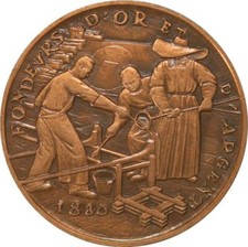 R5380 Médaille Fondeurs d'or