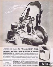 Publicité Advertising 026 1966 AEG lave-vaisselle "Favorit R"