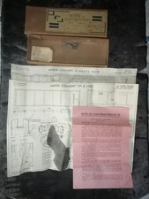 Ancienne boite de construction Fournereau N° 131 wagon couvert - VIDE -3 notices