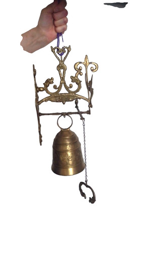 Cloche murale bronze - bronze, /