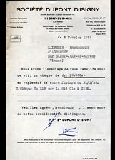 ISIGNY-sur-MER (14) FROMAGES CREME FRAICHE BEURRE "DUPONT D'ISIGNY" en 1956