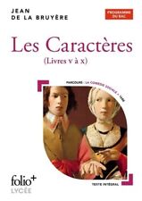 Les Caractères - Bac 2022 : Livres V à X - Jean De la Bruyère - V2127128