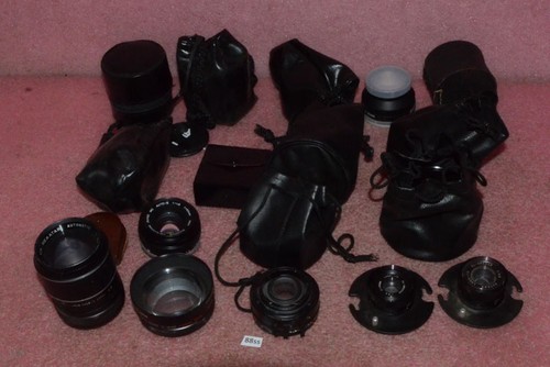 Vintage camera lenses - camera,