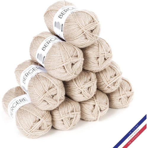 Pelotes laine blé - laine,