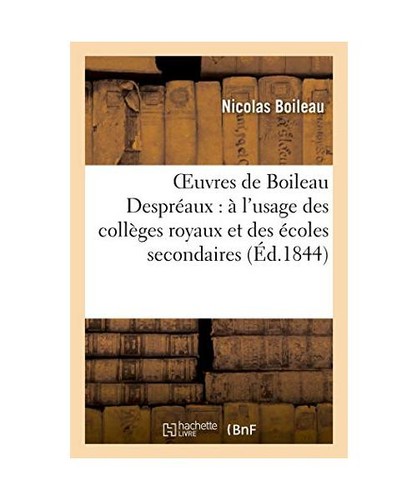 Oeuvres boileau despréaux - oeuvres, de