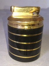 ANCIEN BEAU BRIQUET A GAZ COLIBRI MONOGAZ 25 EN LAITON 1970 ET LAITON PEINT