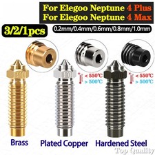 Buse pour Elegoo Neptune 4 Plus/4 Max Hotend laiton cuivre acier trempé