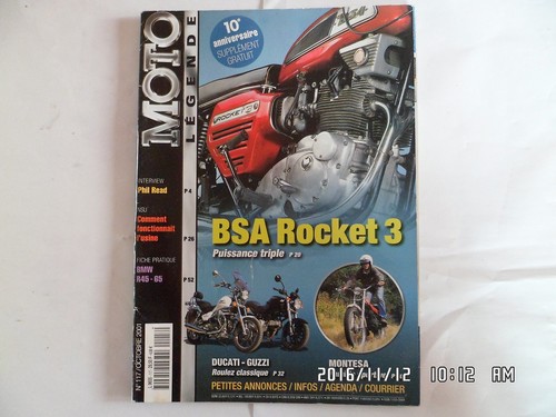 Moto legende 117 - n°117, 10/2001
