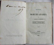 VIARDOT, Louis. - Scènes de moeurs arabes. Paris, Paulin, signature Viardot 1834