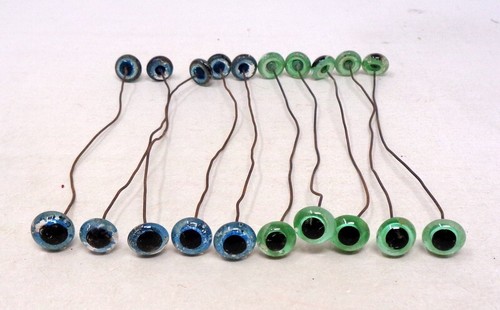 Lot paires yeux sulfure - 10,
