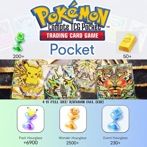 Compte pokemon tcg - tcg, pocket
