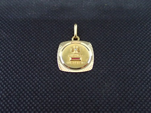 Pendentif jaune 750 - or, 750/ème