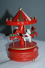 Carrousel musical manège vintage Noël