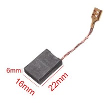 Lot de 2 brosses en carbone remplacent pour meuleuse d'angle Bosch GWS 20-230 H