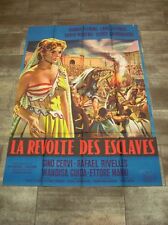 LA REVOLTE DES ESCLAVES