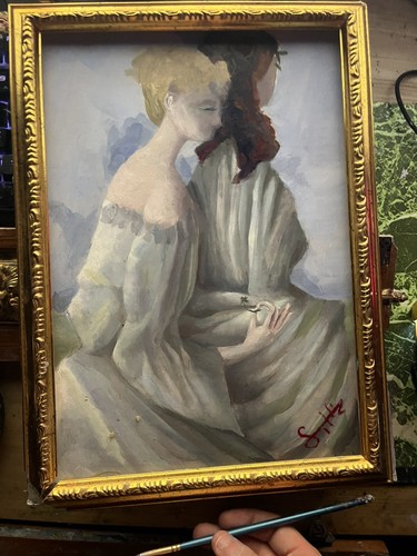 Tableau deux femmes - de,