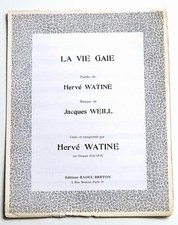 Partition vintage sheet music