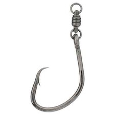 2 Hameçons Pêche Série 288 BB Size 7/0 Avec Pivot Inox Tubertini Owner Œillet