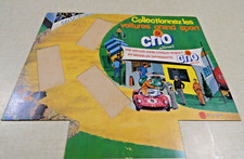 carton PLV présentoir lessive CRIO au tournesol  présentation  24 modèle voiture