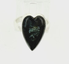 Obsidienne 22.7x 14.5mm Argent