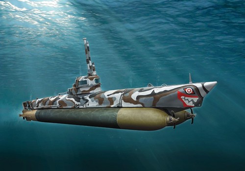 Sous marin boot - biber, 1/35