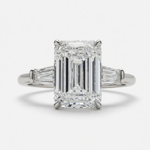 5ct emerald lab grown diamond - lab,