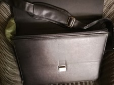 Cartable Range Document MARKSMAN Cuir Veritable