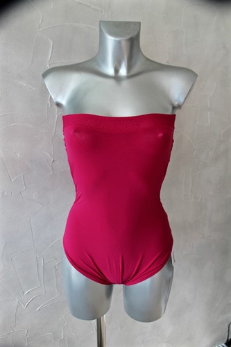 Maillot bain bandeau rose - maillot,