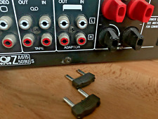 2 STRAPS AMPLI-PREAMPLI liaison IN OUT RCA entraxe de 18mm (ETVA009)