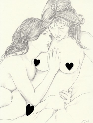 Dessin féminin female - de,