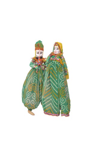 Marionnette bois colorée - bois,