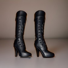Bottes Noires Pour Poupée