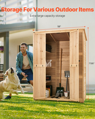 Vevor abri jardin rangement - abri,