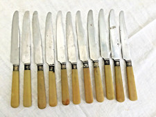 Couteaux anciens bague argent