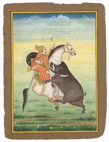 Indien miniature ancien - indien,