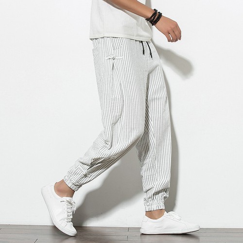 Hommes boho rayé - boho, pantalon