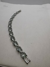 Bracelet Swarovski Avec Cristal Bleu Clair Ref D79