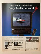 PUBLICITE 1988 - TELE + MAGNETOSCOPE AMSTRAD