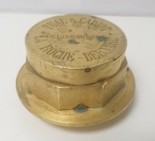 Ancien cache moyeux laiton