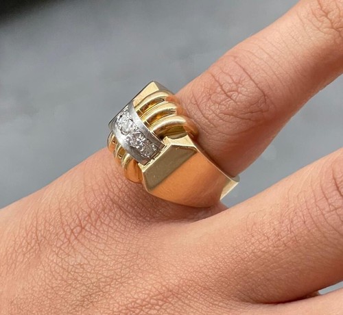 Bague tank jaune - k, et