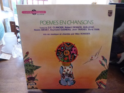Max rongier poèmes - rongier, :