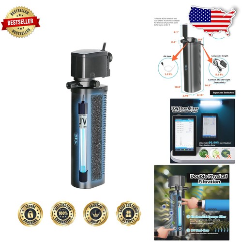 Aquarium filter 600gph - uv,